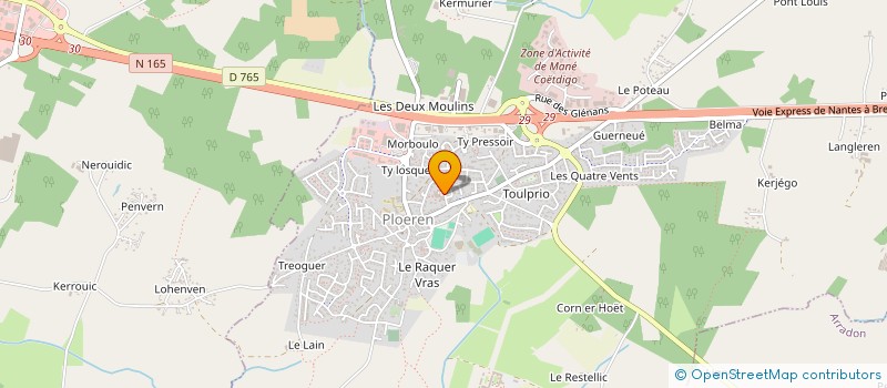 localisation de l'entreprise TAL ER MOR à PLOEREN