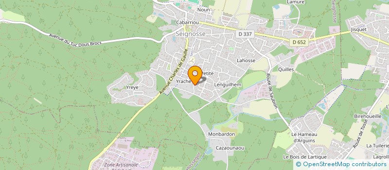 localisation de l'entreprise TAL IMMO  SEIGNOSSE