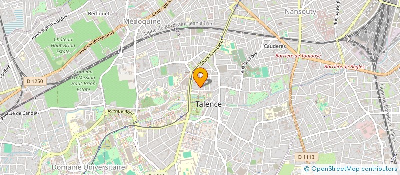 localisation de l'entreprise TALA 223  TALENCE