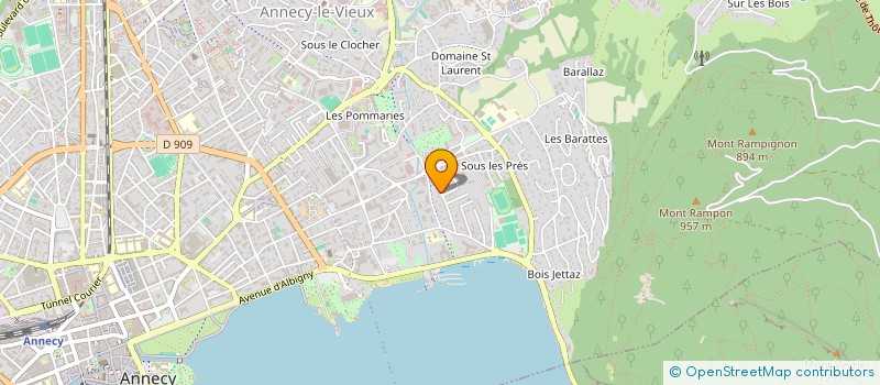 localisation de l'entreprise TALABAR à ANNECY