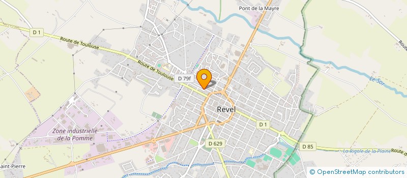 localisation de l'entreprise TALAE  REVEL