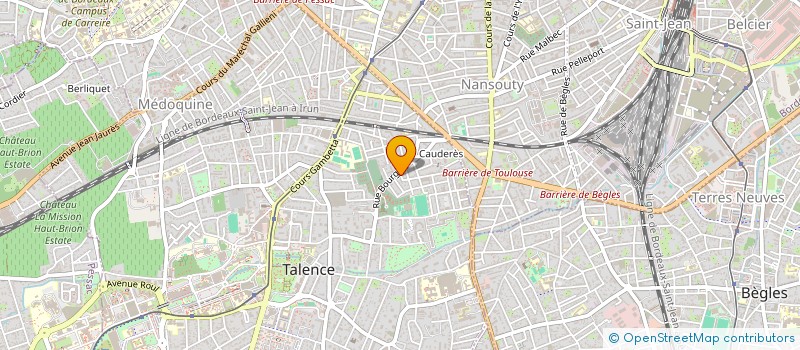 localisation de l'entreprise TALAJ  TALENCE