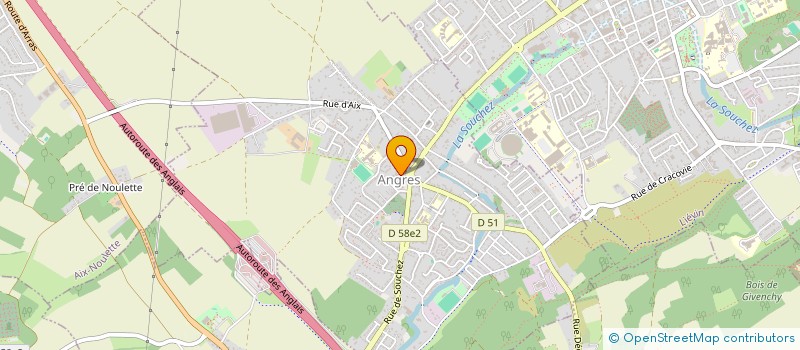 localisation de l'entreprise TALAKA à ANGRES