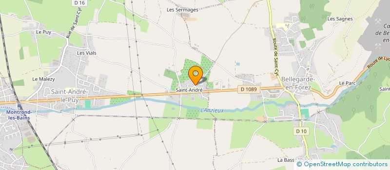 localisation de l'entreprise TALAMH FAN-CLUB  SAINT-ANDRE-LE-PUY