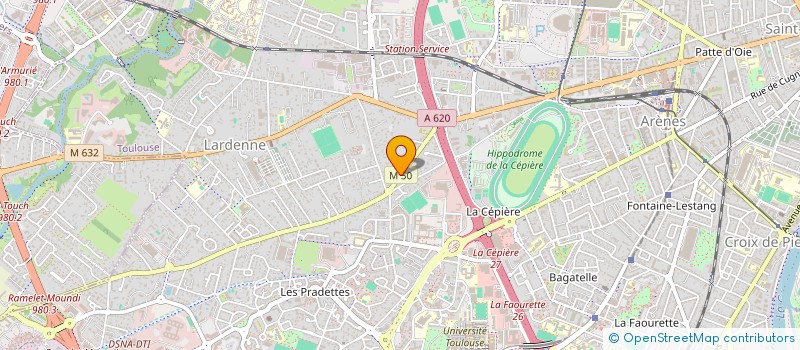 localisation de l'entreprise TALANGAI. J'AIME PAS LA DANSE.  TOULOUSE