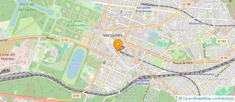 localisation de l'entreprise TALANGE à VERSAILLES