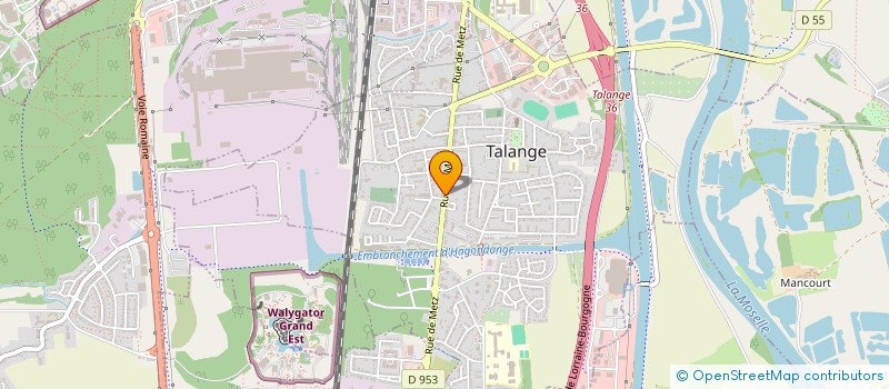 localisation de l'entreprise TALANGE DIFFUSION JOUETS  TALANGE