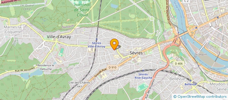localisation de l'entreprise TALANJ à SEVRES