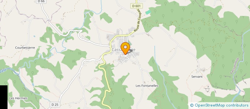 localisation de l'entreprise TALANTCANTAL à SENEZERGUES