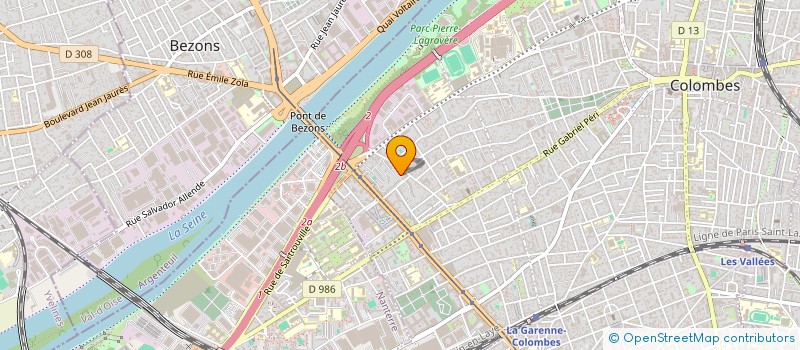 localisation de l'entreprise TALANZAR EXPRESS SERVICES SARL à COLOMBES