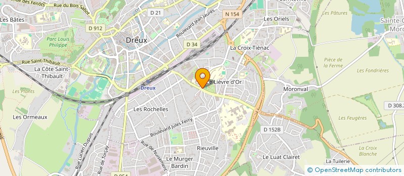 localisation de l'entreprise TALAP à DREUX