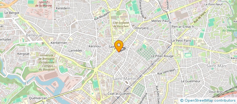 localisation de l'entreprise TALARMOR à BREST