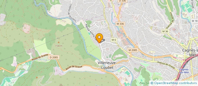 localisation de l'entreprise TALARON à VILLENEUVE-LOUBET