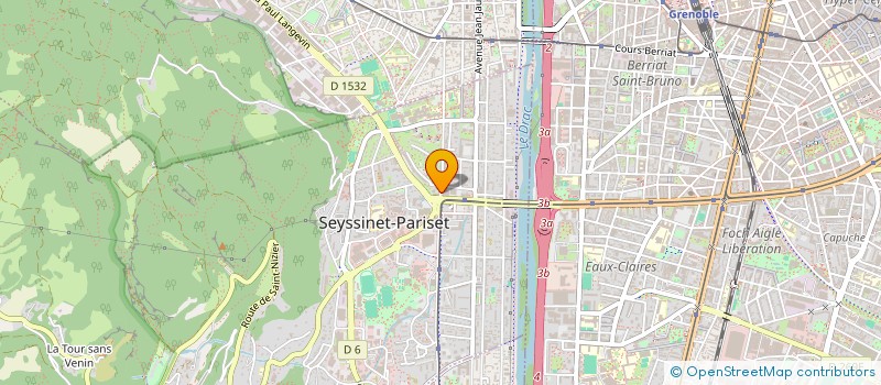 localisation de l'entreprise TALAS ELECTRONICS à SEYSSINET-PARISET