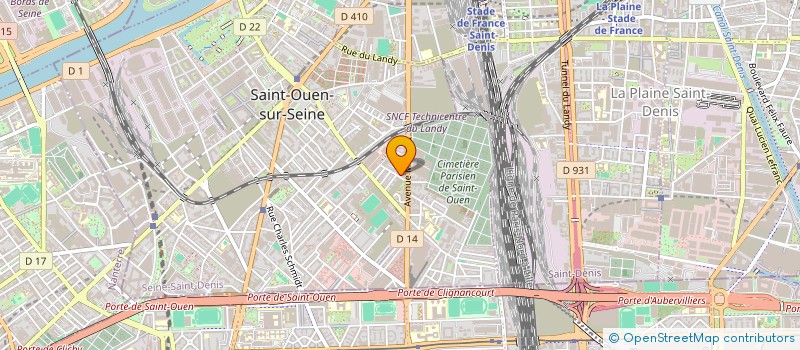 localisation de l'entreprise TALASSABI à SAINT-OUEN-SUR-SEINE