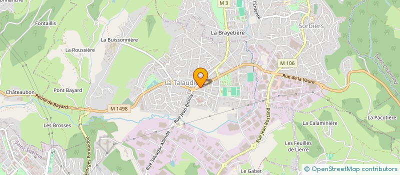localisation de l'entreprise TALAU-DIET à LA TALAUDIERE