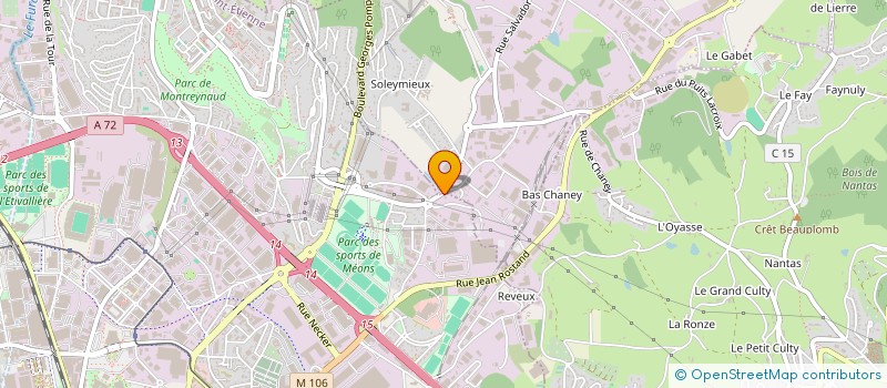 localisation de l'entreprise TALAUW  SAINT-ETIENNE