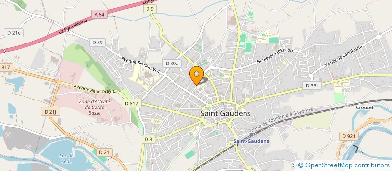 localisation de l'entreprise TALAZAC SURGELES à SAINT-GAUDENS