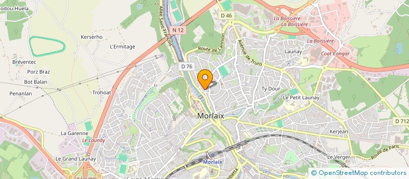 localisation de l'entreprise TALBENN ASSOCIATION à MORLAIX