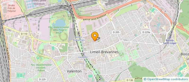 localisation de l'entreprise TALBI  LIMEIL-BREVANNES