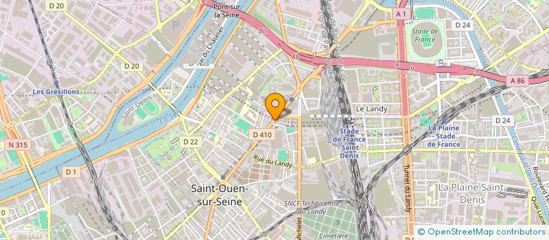 localisation de l'entreprise TALBIOMARI SCI  SAINT-DENIS