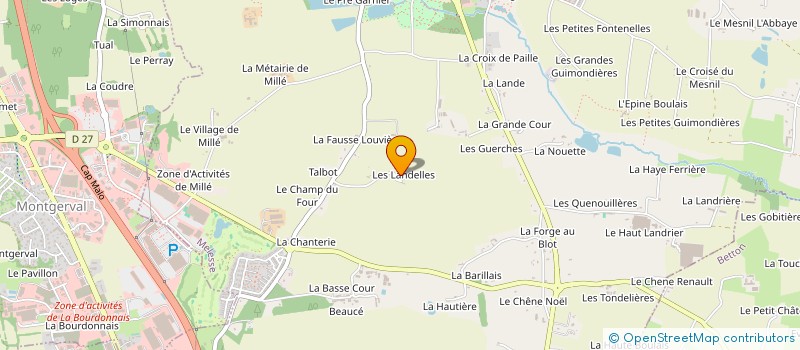 localisation de l'entreprise TALBOT  FOUGERES