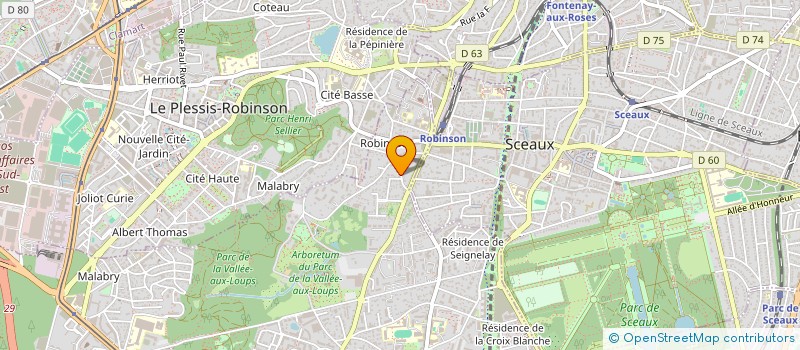 localisation de l'entreprise TALBOT-SOMVEILLE  CHATENAY-MALABRY