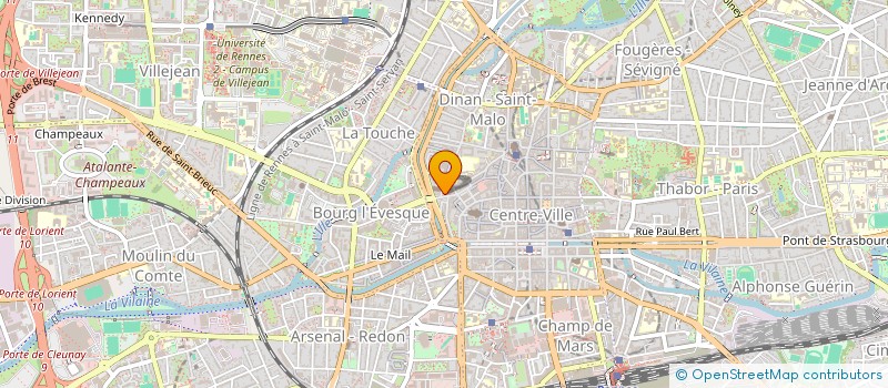 localisation de l'entreprise TALBOURDET  RENNES