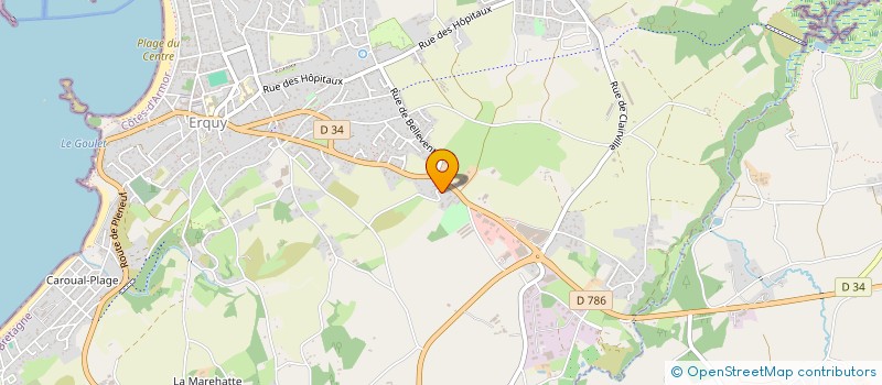 localisation de l'entreprise TALBOURDET BROUARD à ERQUY