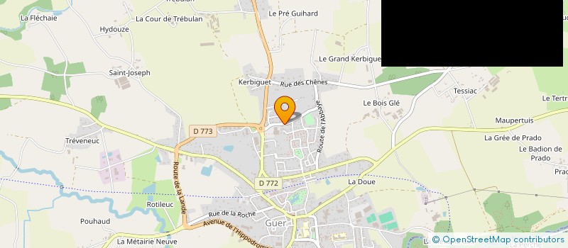 localisation de l'entreprise TALC  GUER