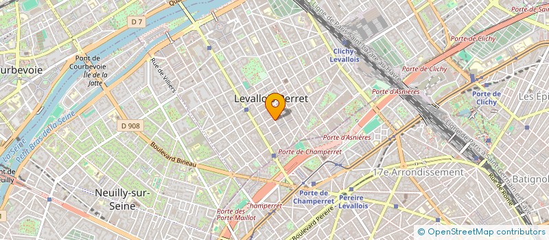 localisation de l'entreprise TALC à LEVALLOIS-PERRET