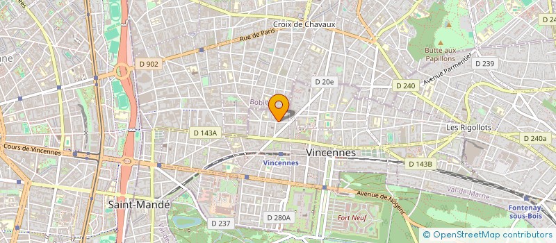 localisation de l'entreprise TALC INFORMATIQUE à VINCENNES