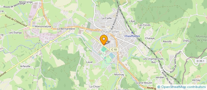 localisation de l'entreprise TALCK DISTRIBUTION à CHAUFFAILLES