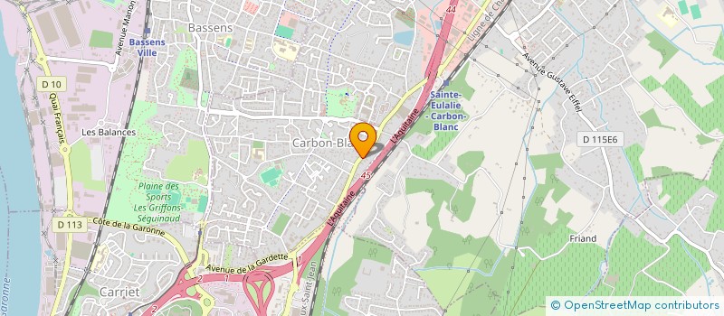 localisation de l'entreprise TALDEA MONGIS IMMO  CARBON-BLANC