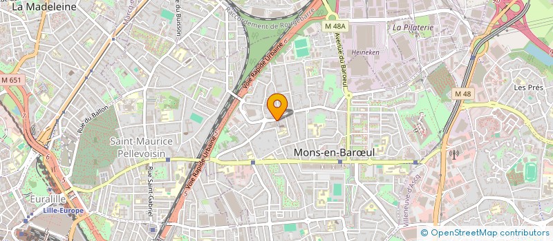 localisation de l'entreprise TALEB  MONS-EN-BARUL