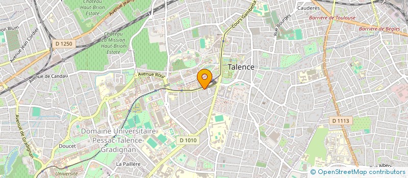 localisation de l'entreprise TALENCE INVEST  TALENCE