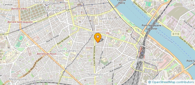 localisation de l'entreprise TALENCE SPORT ETUDIANTS  BORDEAUX