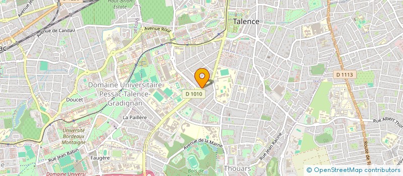 localisation de l'entreprise TALENCEPAIN à TALENCE