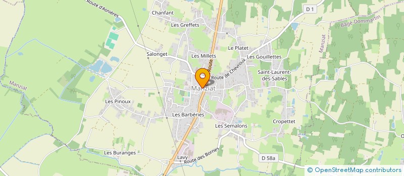 localisation de l'entreprise TALENT CACHE  MANZIAT