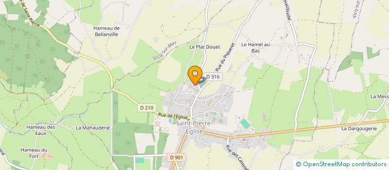 localisation de l'entreprise TALENT CHASS' EXPERT  SAINT-PIERRE-EGLISE