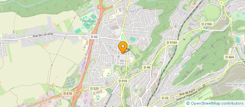 localisation de l'entreprise TALENT CREATIF à LONGWY