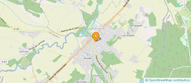 localisation de l'entreprise TALENT DU LOGIS  LASSERRE-PRADERE