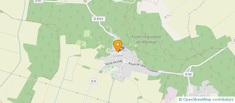 localisation de l'entreprise TALENT INN  MONTGE-EN-GOELE