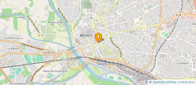 localisation de l'entreprise TALENT OCCITANIE à BEZIERS