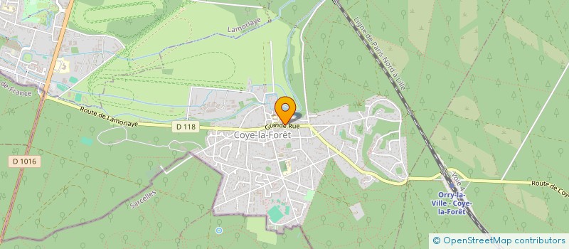 localisation de l'entreprise TALENT SOCIETY TECH  COYE-LA-FORET