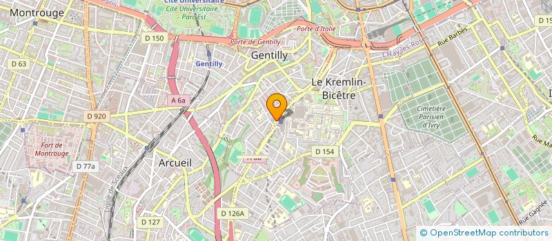 localisation de l'entreprise TALENT UP FORMATIONS à GENTILLY