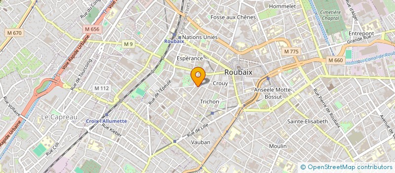 localisation de l'entreprise TALENTCY AGENCY à ROUBAIX