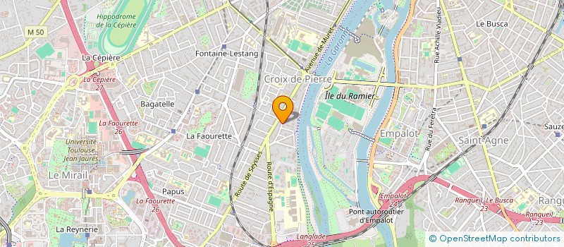 localisation de l'entreprise TALENTED FORMATION  TOULOUSE