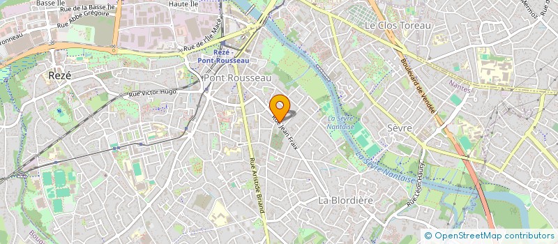 localisation de l'entreprise TALENTEX à REZE