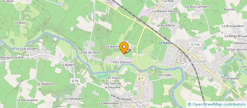 localisation de l'entreprise TALENTK  LE PALLET